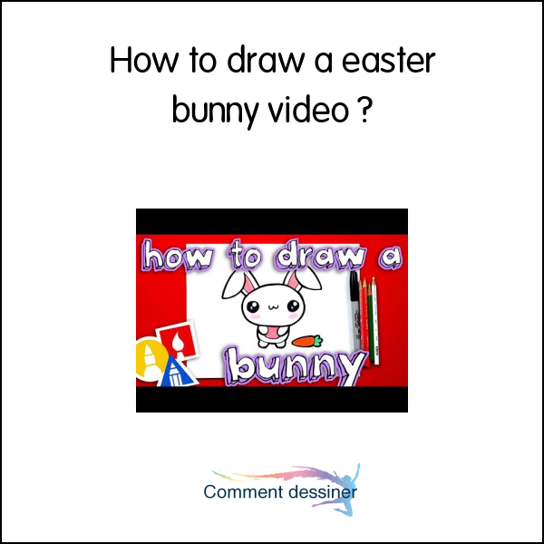 How to draw a easter bunny video